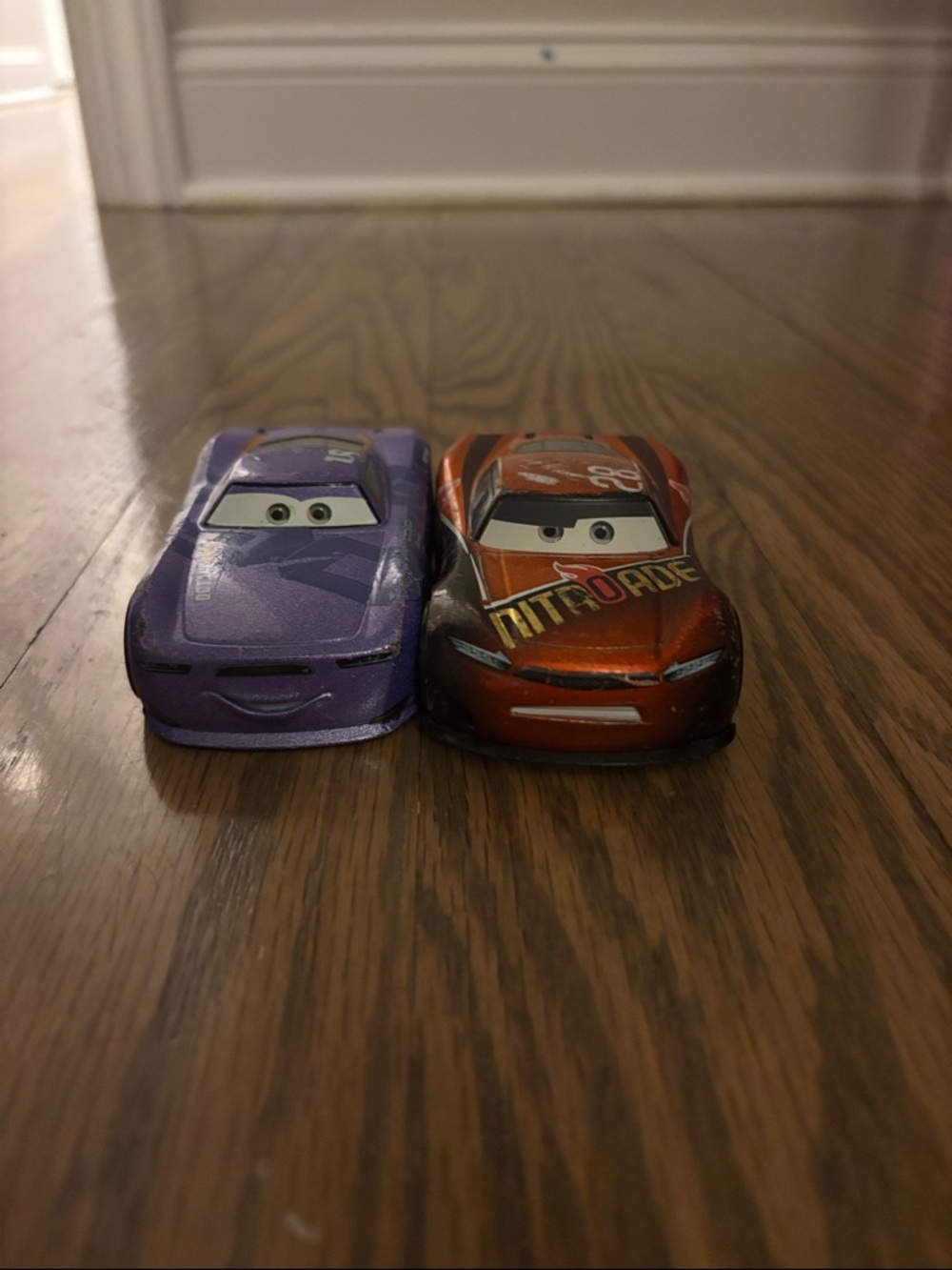 Cars Mini Racers Set - Purple & Orange